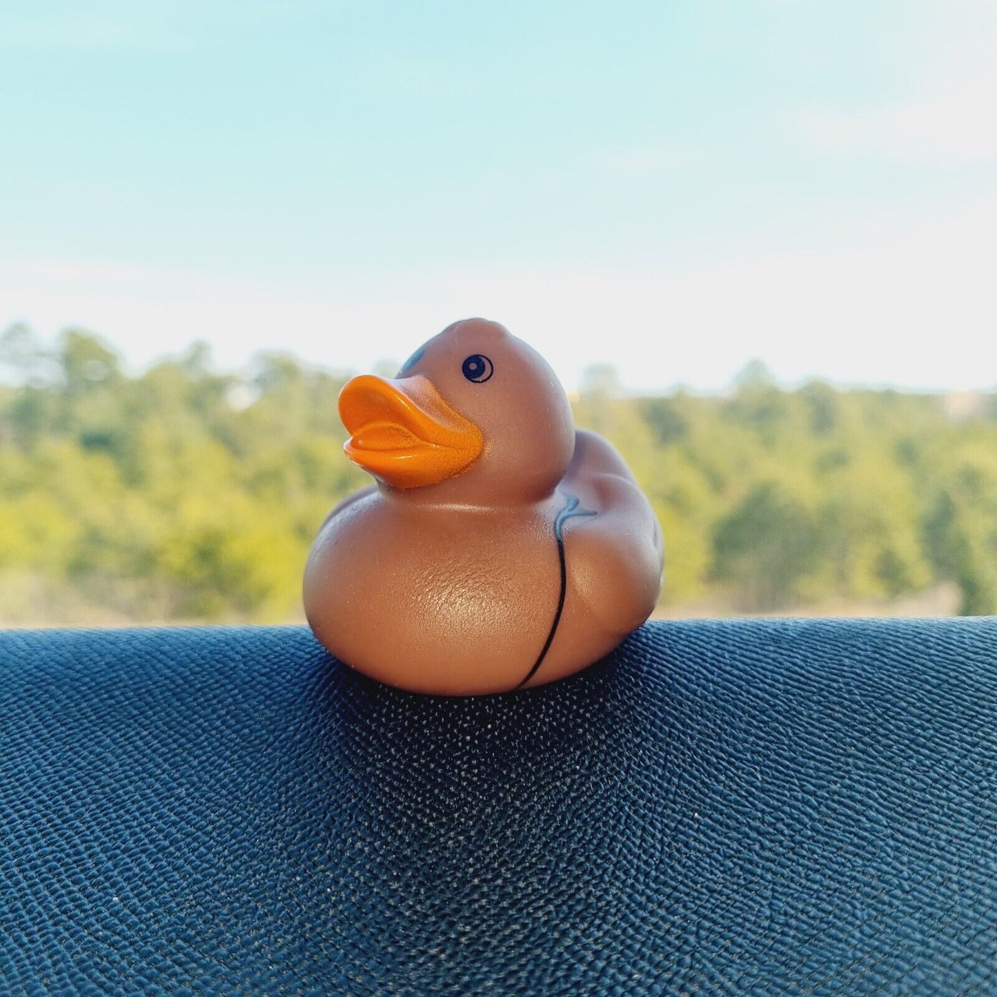 Basketball Sport Rubber Duck / Car accessory / Dashboard Toy / Jeep Ducking