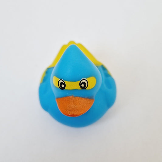 Blue Ninja Rubber Duck / Car accessory / Dashboard Toy Decoration / Jeep Ducking