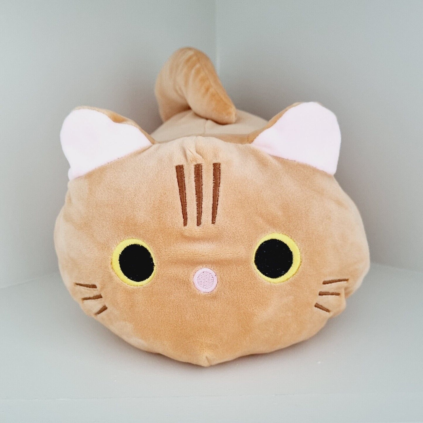 Cute Soft Orange Cat Pillow Stuffed Toy Perfect Gift Nice Decor