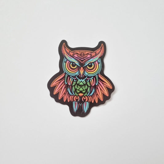 Stickers / Peacock / Balloons / Owl / for Laptop, Bottle, Notepad / Set of 3