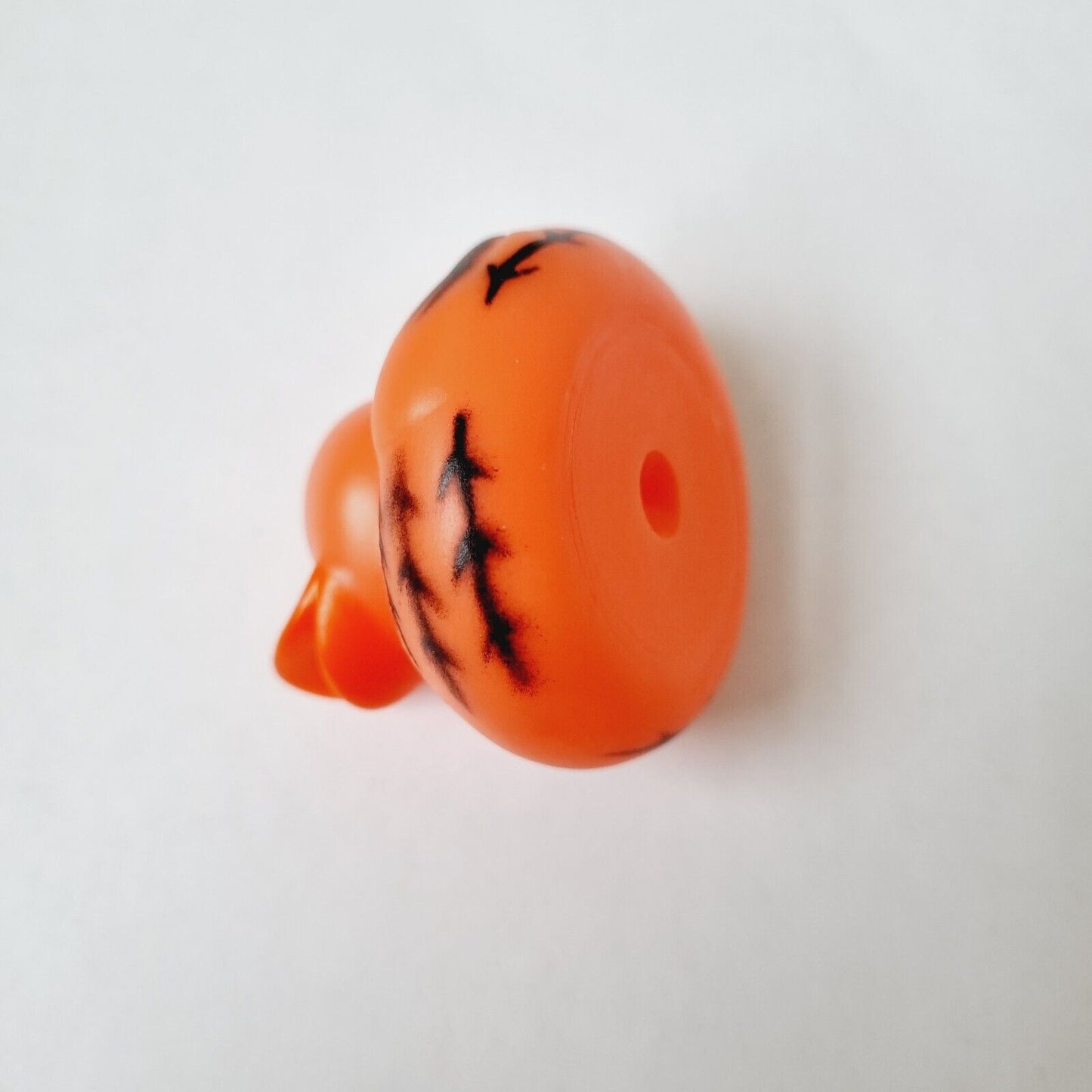 Orange Rubber Duck with Striped / Car accessory / Dashboard Toy / Jeep Ducking