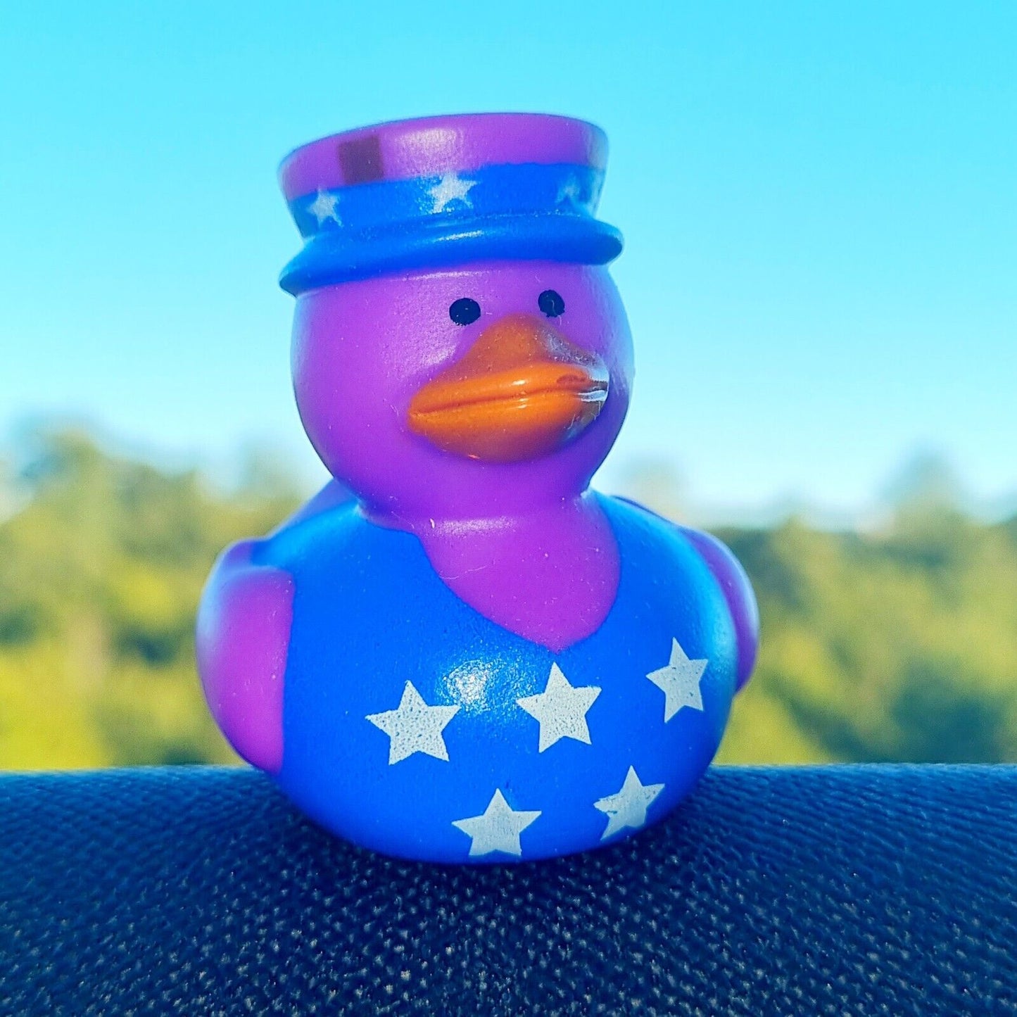 ππ₯ Flag Stars Purple Rubber Duck Jeep Ducking π» Cute Jeep Wrangler Accessory