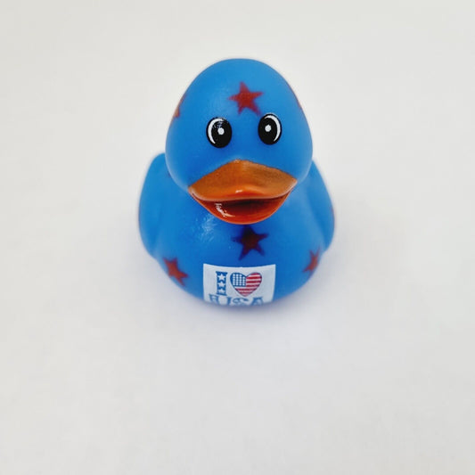 I Love USA Blue Rubber Duck / Car accessory / Dashboard Toy / Jeep Ducking
