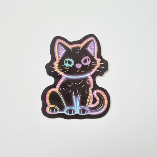 Stickers / Cat / Butterfly / Paw Print / for Laptop, Bottle, Notepad / Set of 3