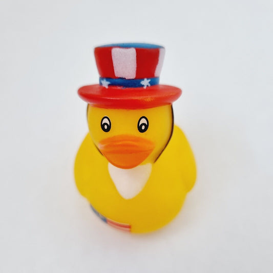 Patriotic USA Flag Rubber Duck / Car accessory / Dashboard Toy / Jeep Ducking