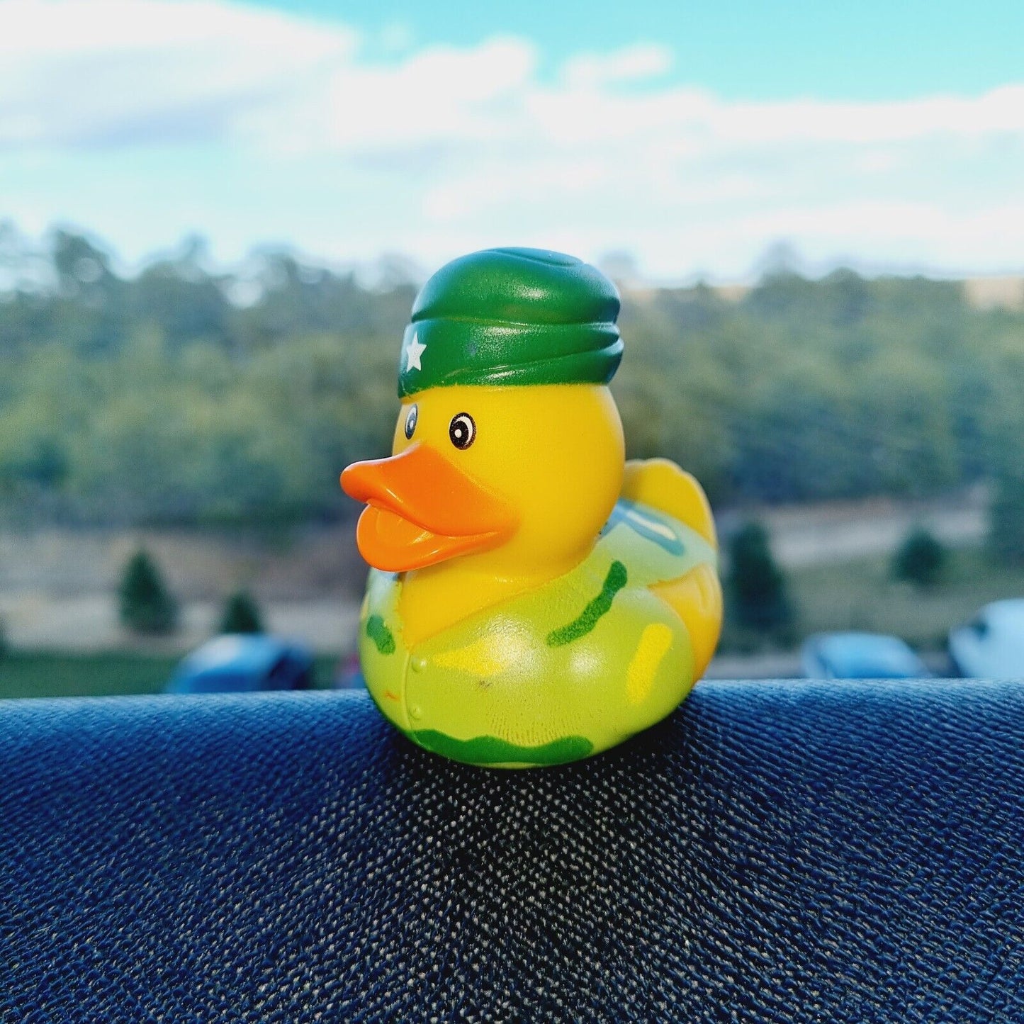 Army Rubber Duck / Car accessory / Dashboard Toy Decoration / Jeep Ducking