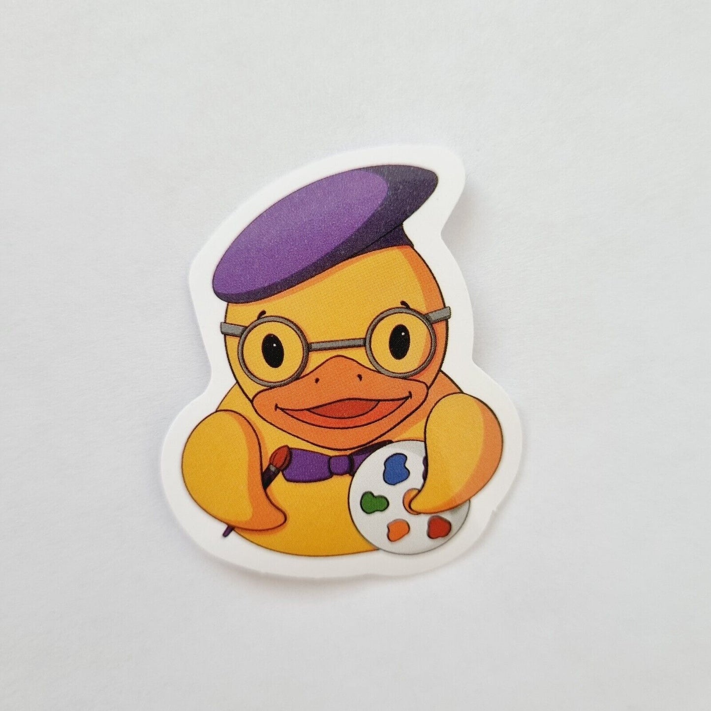 Duck Stickers / Artist / Star Pattern / in Sunglasses and Necklace / Set of 3