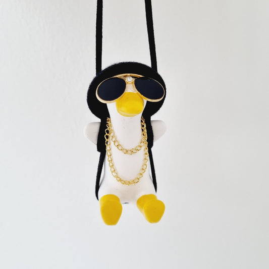 Trendy Swing Duck, Sunglasses, Stylish Hat, Chain / Car accessory