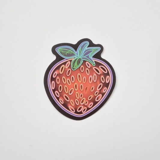 Stickers / Strawberry / Ice Cream / Food / Summer / Set of 3