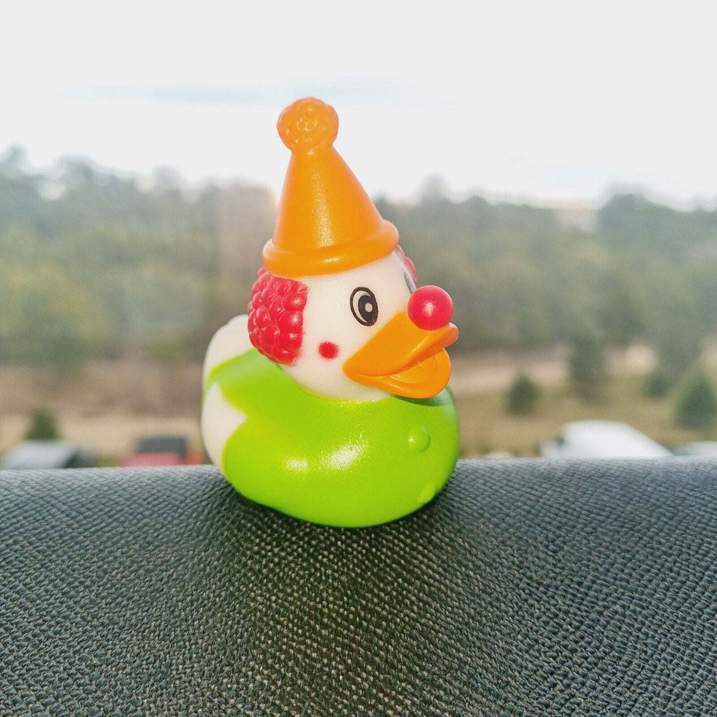 Clown Rubber Duck / Car accessory / Dashboard Toy Decoration / Jeep Ducking