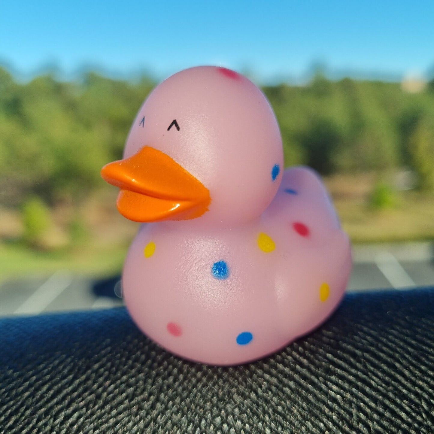 ππ₯ Pink Polka Rubber Duck for Jeep Ducking π» Fun Jeep Wrangler Accessory