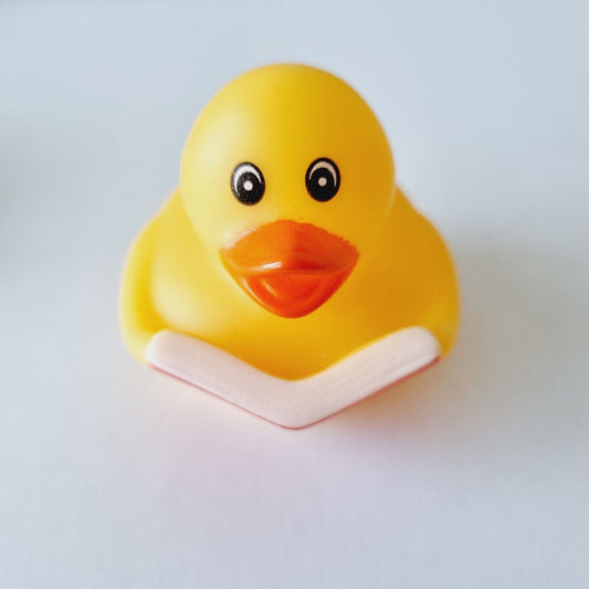 Reading Rubber Duck / Car accessory / Dashboard Toy Decoration / Jeep Ducking
