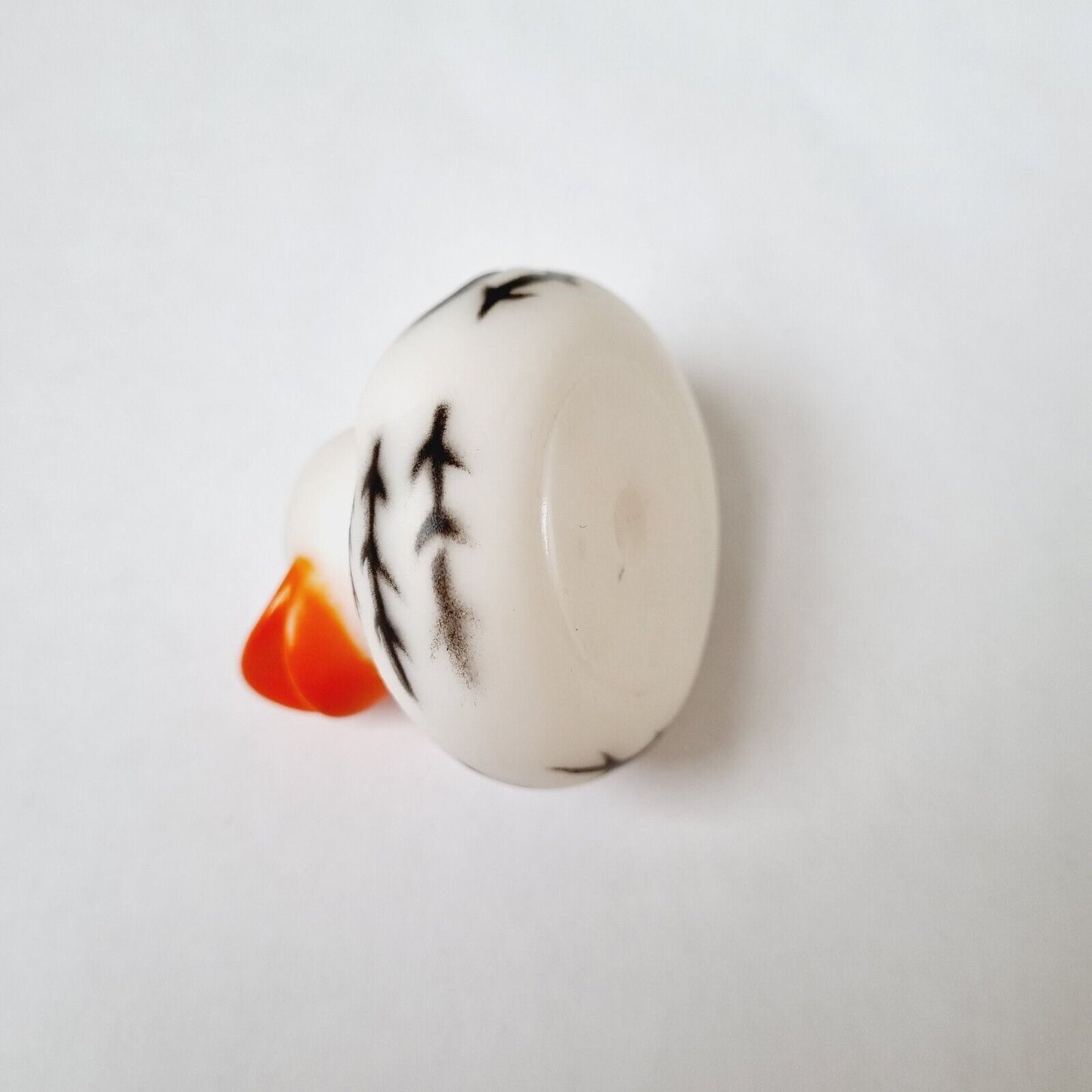 White Rubber Duck with Striped / Car accessory / Dashboard Toy / Jeep Ducking