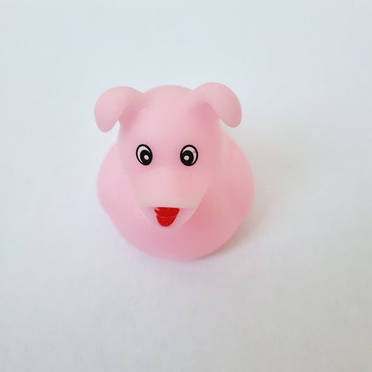 Pink Pig Rubber Duck