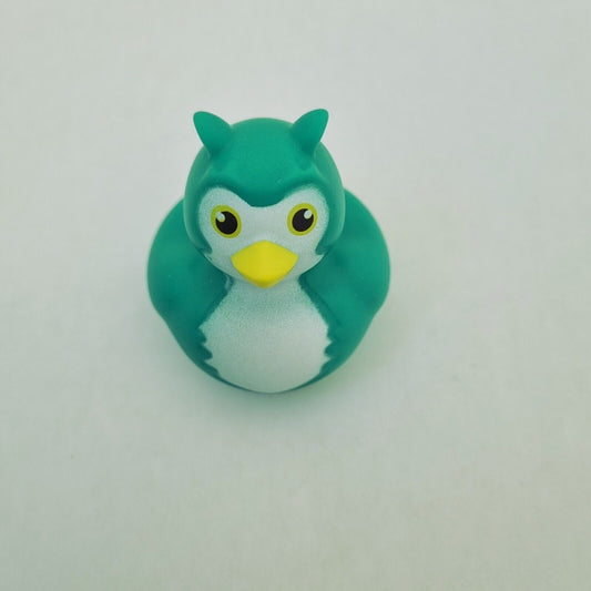 Green Owl Rubber Duck / Car accessory / Dashboard Toy Decoration / Jeep Ducking