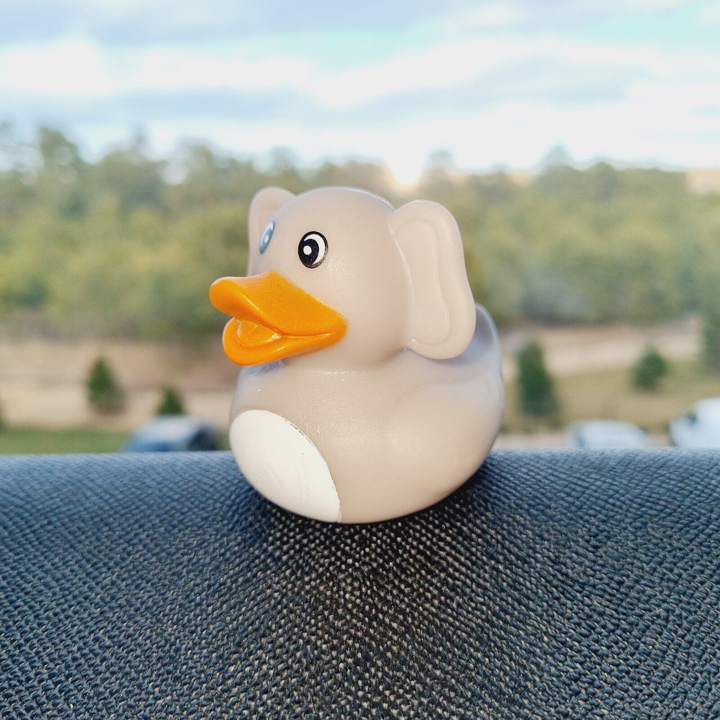 Elephant Rubber Duck / Car accessory / Dashboard Toy Decoration / Jeep Ducking