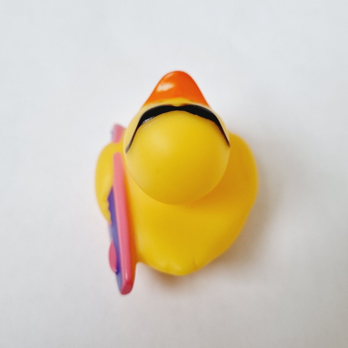 Yellow Rubber Duck with Surfboard / Car accessory / Dashboard Toy / Jeep Ducking