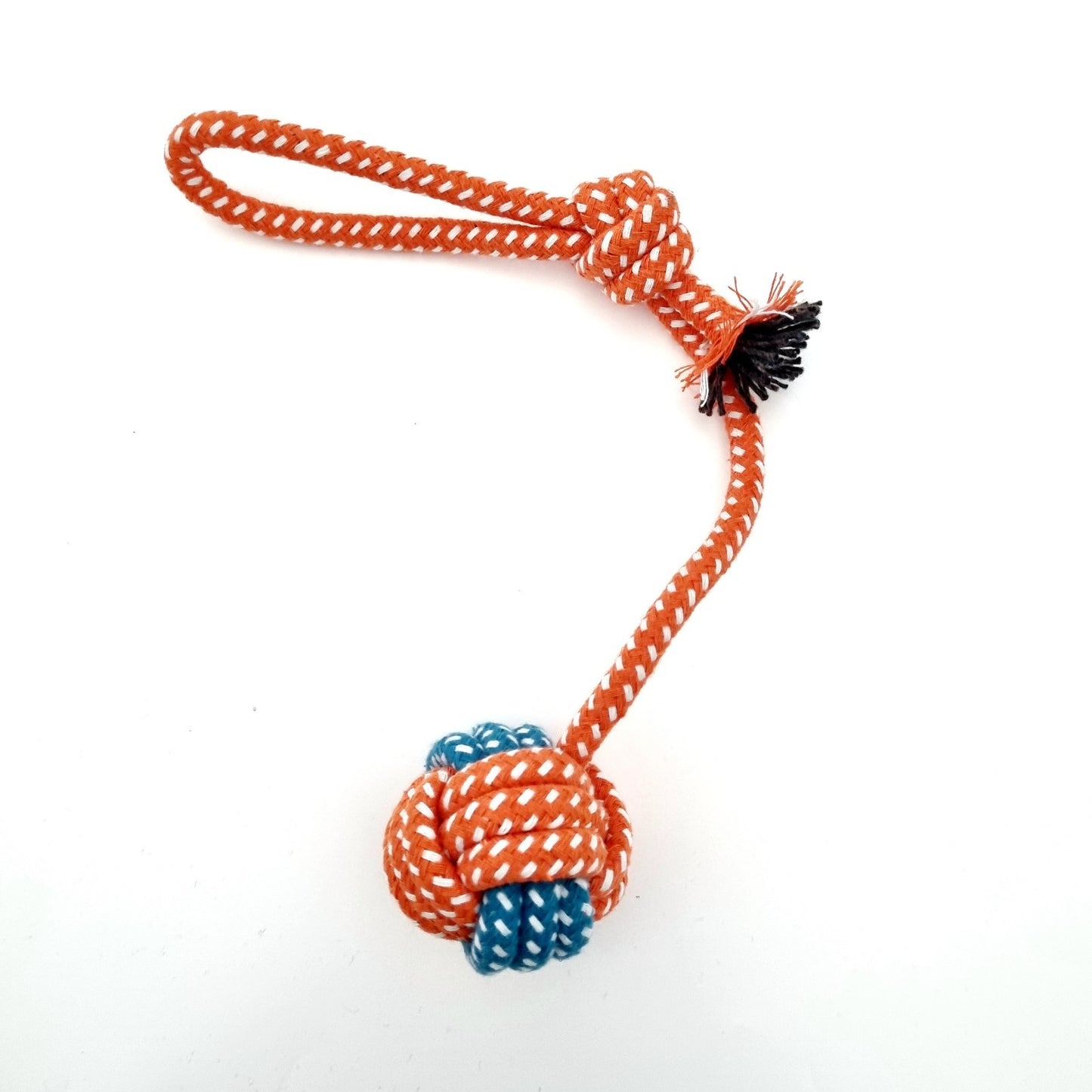 Durable Rope Ball Dog Toy Tug & Chew Training Toy