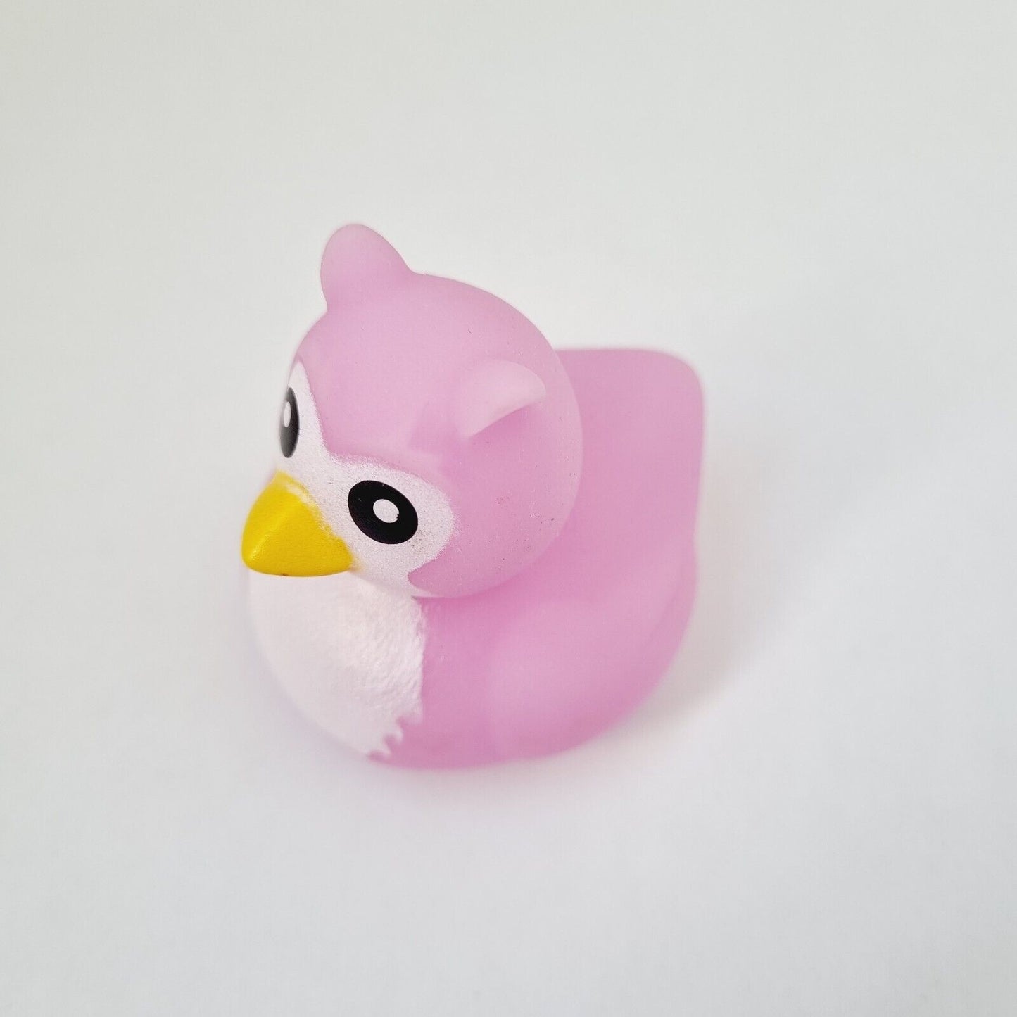 Pink Owl Rubber Duck / Car accessory /  Dashboard Toy Decoration / Jeep Ducking