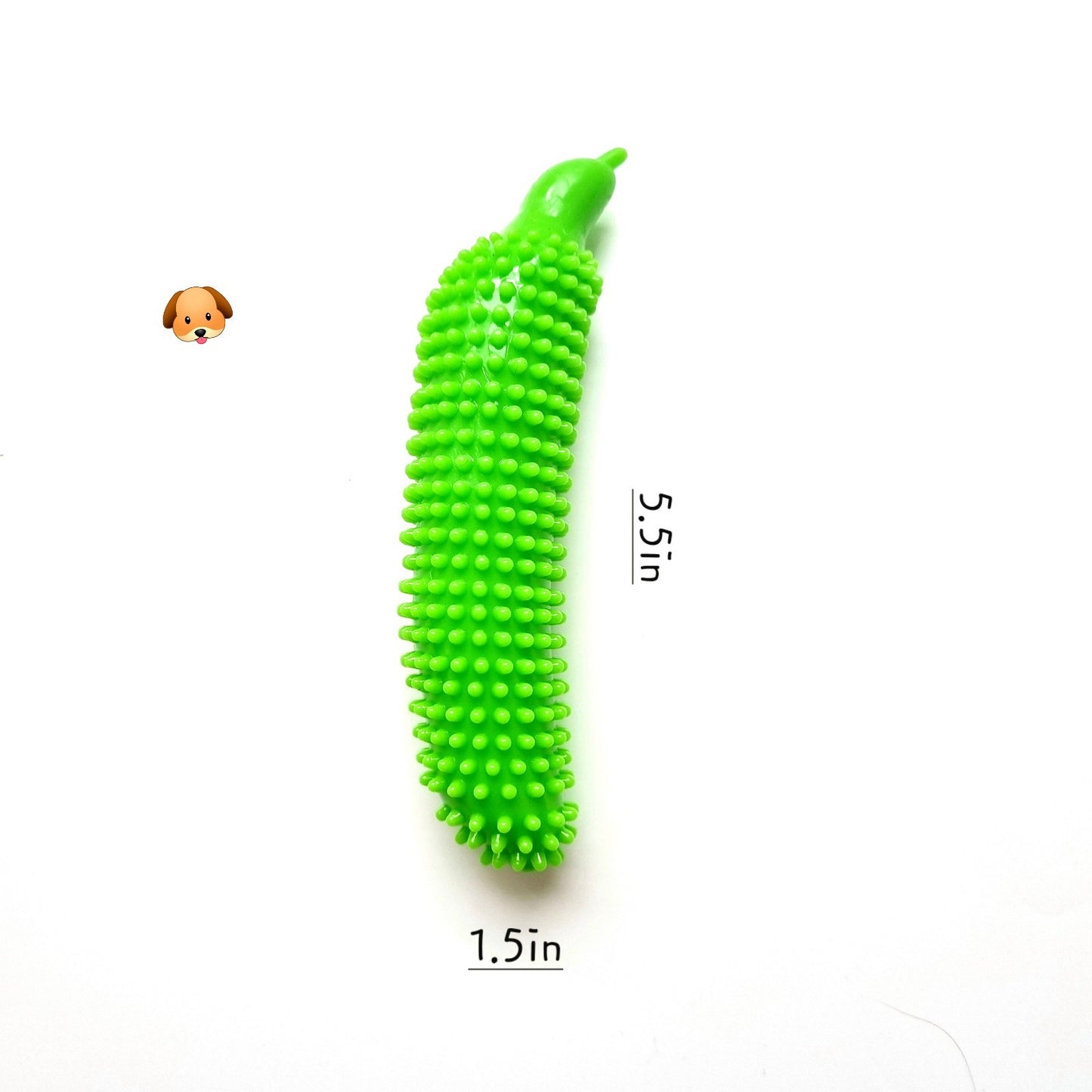 Green Corn-Shaped Dog Chew Toy