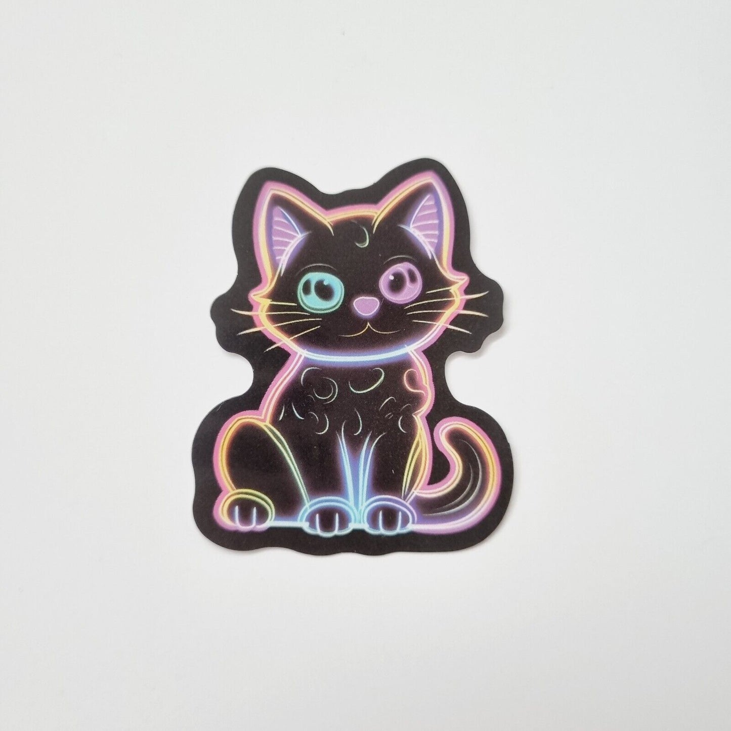 Stickers / Cat / Butterfly / Paw Print / for Laptop, Bottle, Notepad / Set of 3