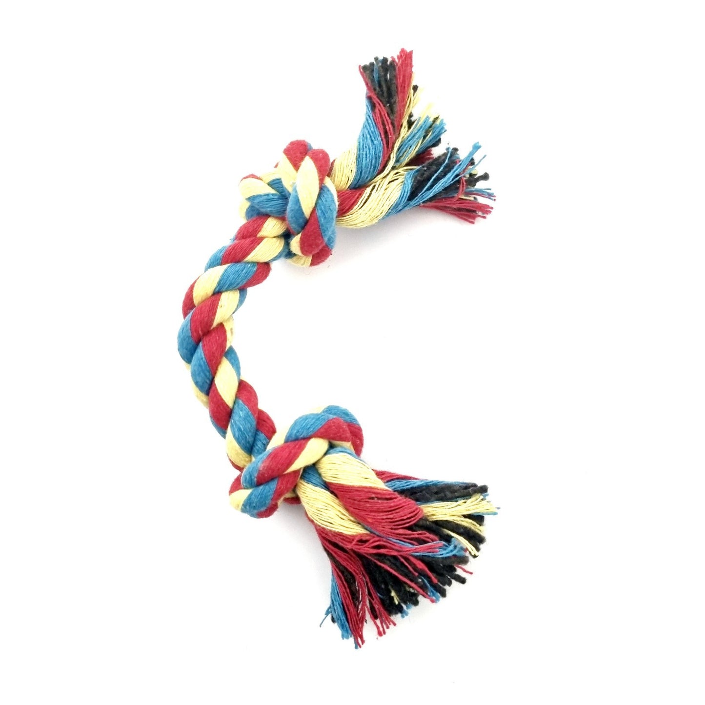 Multicolor Twisted Rope Dog Toy – Tug, Chew & Play Fun