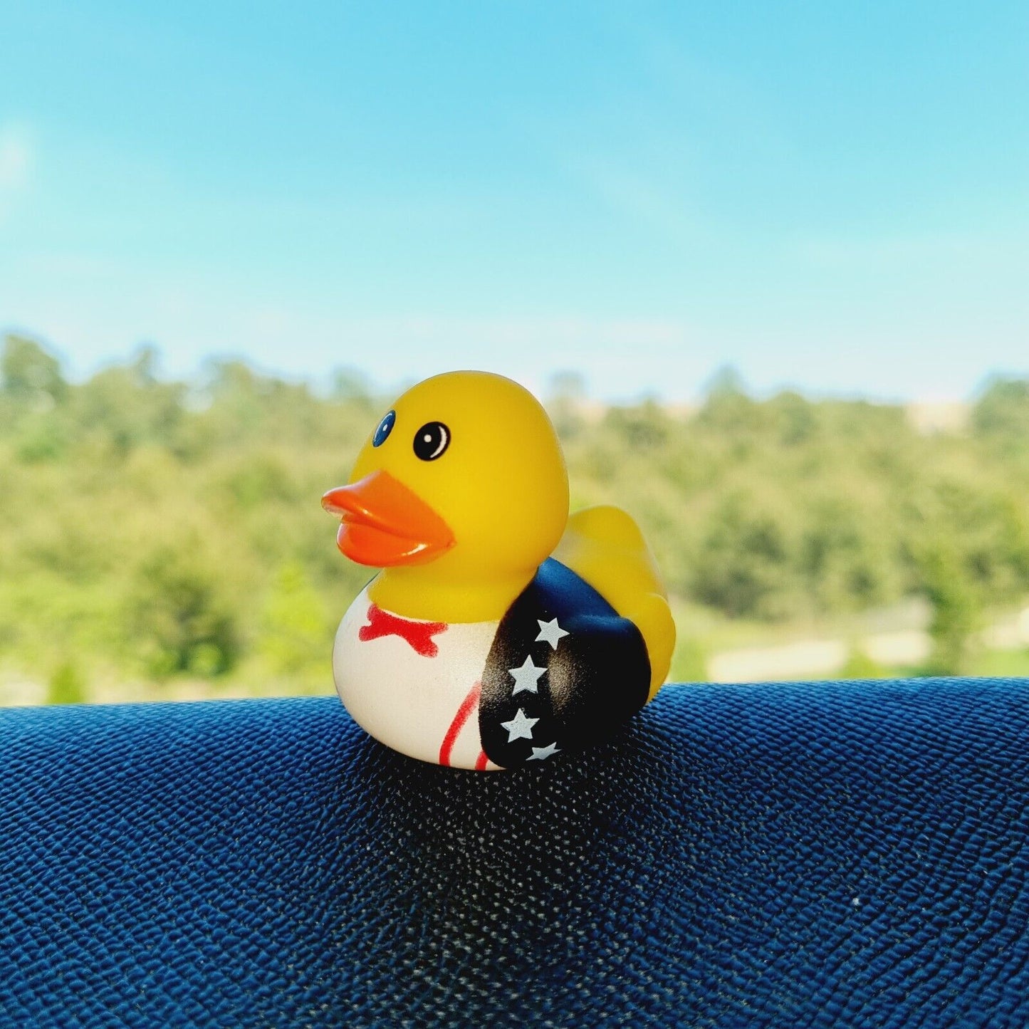 Patriotic Rubber Duck in Tuxedo / Car accessory / Dashboard Toy / Jeep Ducking