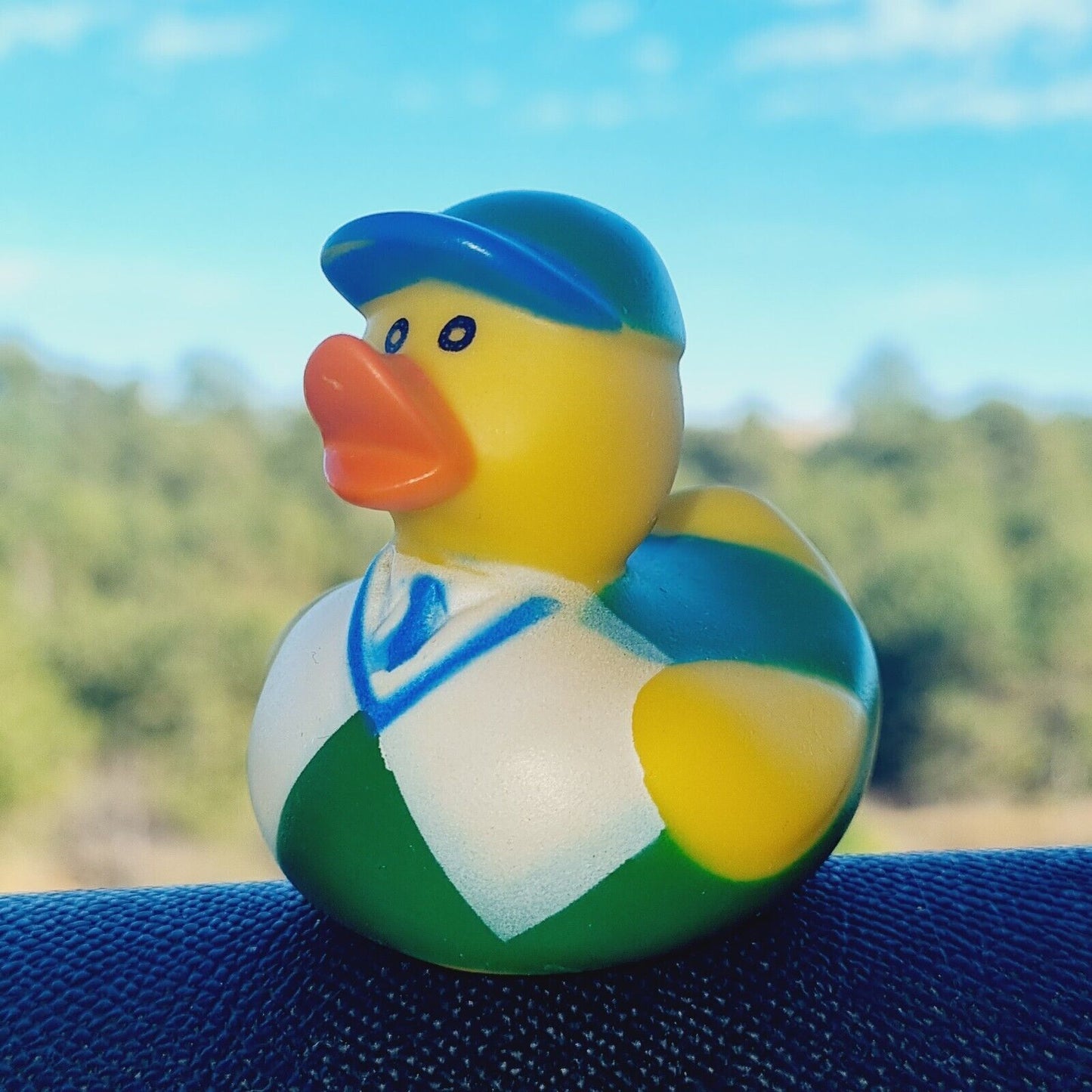 ⛳🐥 Golfer Rubber Duck for Jeep Ducking 🛻 Fun Jeep Wrangler Accessory
