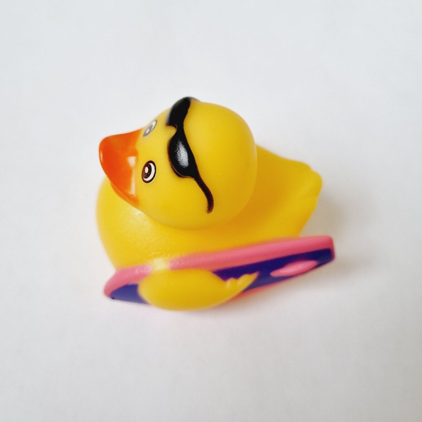 Yellow Rubber Duck with Surfboard / Car accessory / Dashboard Toy / Jeep Ducking