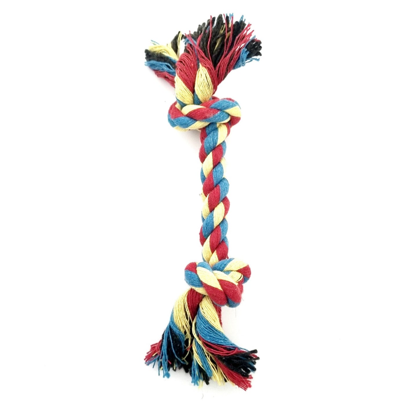 Multicolor Twisted Rope Dog Toy – Tug, Chew & Play Fun