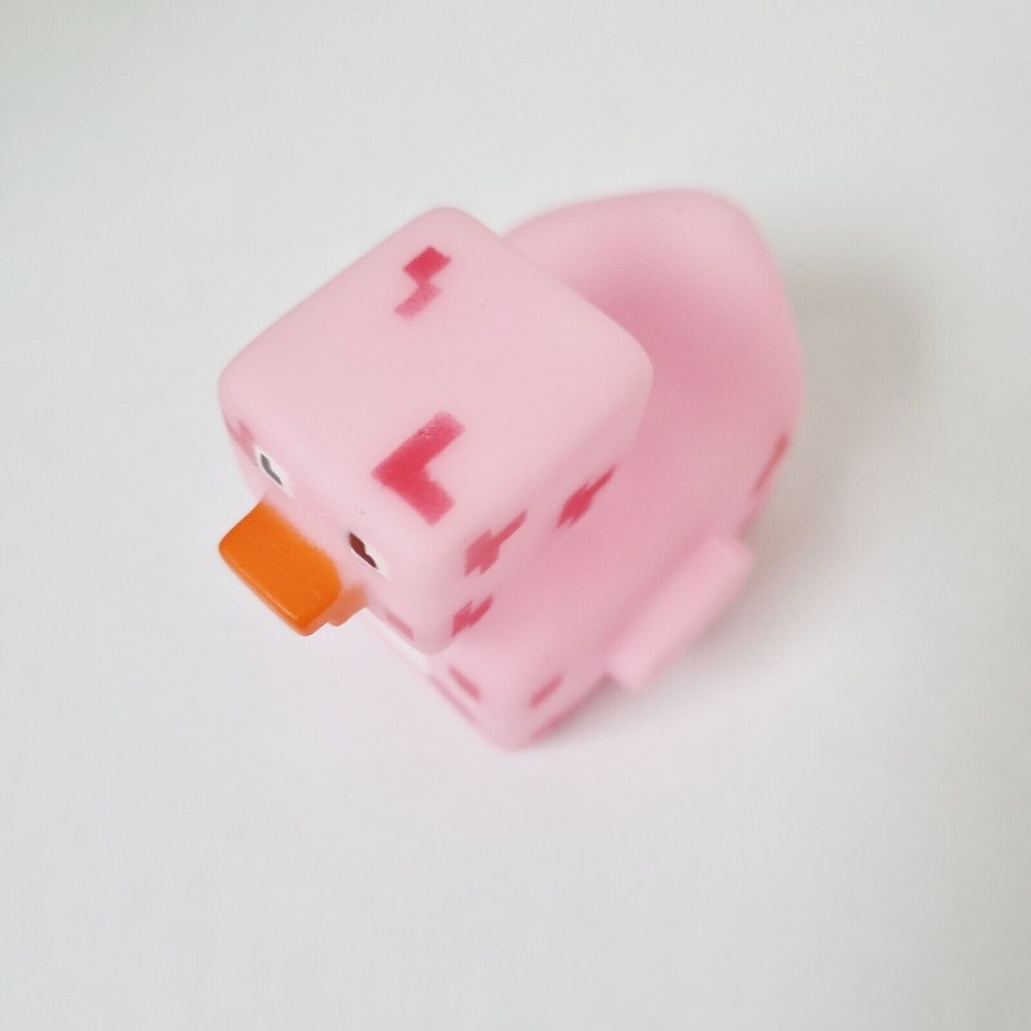 Pink Minecraft Rubber Duck