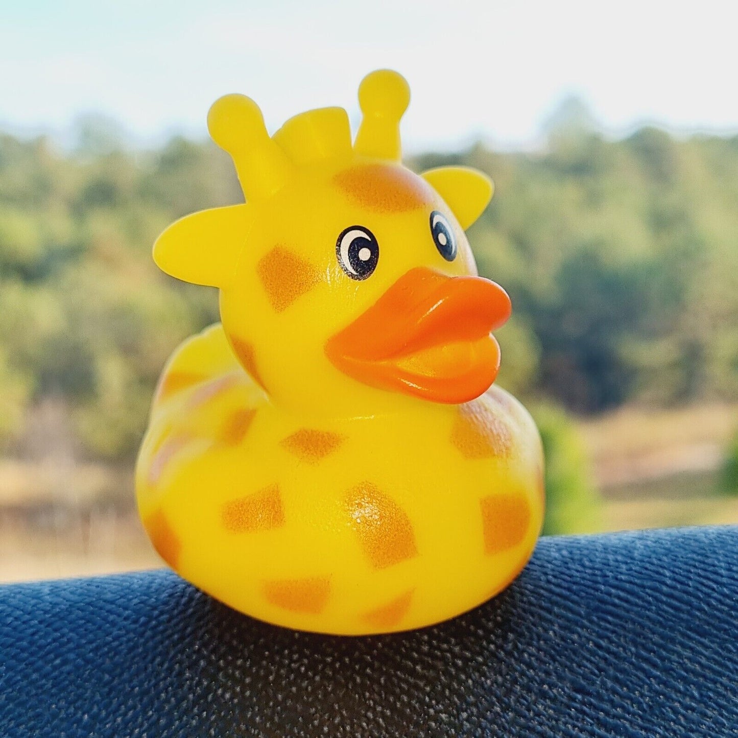 🦒🐥 Giraffe Yellow Rubber Duck for Jeep Ducking 🛻 Fun Jeep Wrangler Accessory