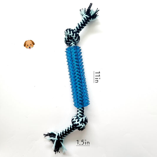 Spiky Chew Stick with Rope Ends