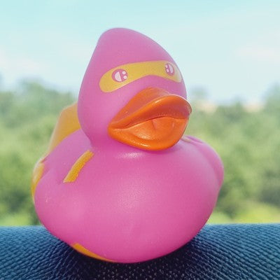 🐥💖 Pink Superhero Rubber Duck Jeep Ducking 🛻 Jeep Wrangler Accessory