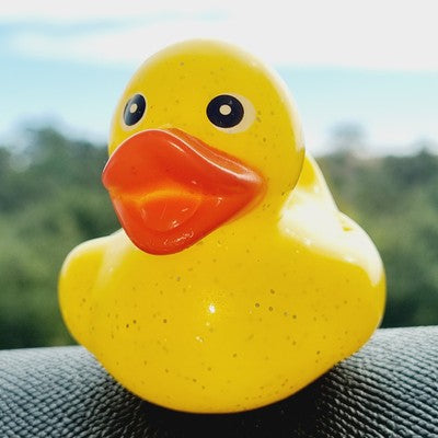 💥🦆 Yellow Glitter Rubber Duck Jeep Ducking 🛻 Jeep Wrangler Accessory