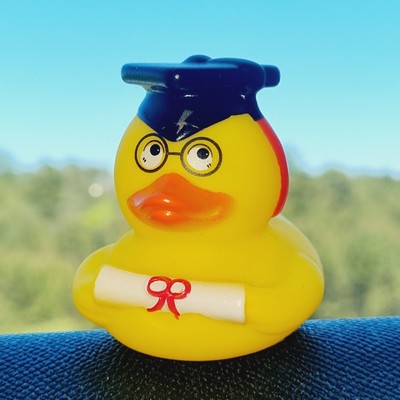 🎓🐥 Graduation Rubber Duck Jeep Ducking 🛻 Jeep Wrangler Accessory