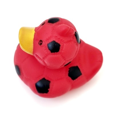⚽️🐥 Red Soccer Ball Rubber Duck Jeep Ducking 🛻 Jeep Wrangler Accessory