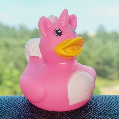 🦄🐥 Bright Pink Unicorn Rubber Duck Jeep Ducking 🛻 Jeep Wrangler Accessory