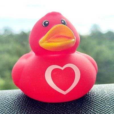 ❤️🐥 Red Love Heart Rubber Duck Jeep Ducking 🛻 Jeep Wrangler Accessory
