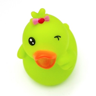 💚🐥 Winking Neon Green Rubber Duck Jeep Ducking 🛻 Jeep Wrangler Accessory