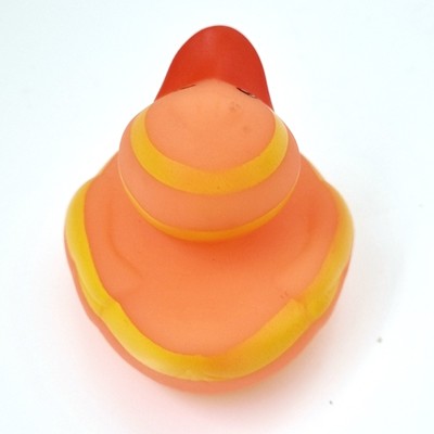 🍑🐥 Peach & Yellow Striped Rubber Duck Jeep Ducking 🛻 Jeep Wrangler Accessory