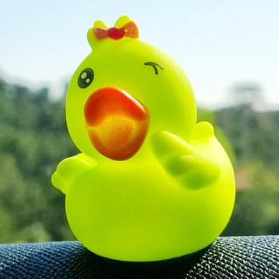 💚🐥 Winking Neon Green Rubber Duck Jeep Ducking 🛻 Jeep Wrangler Accessory